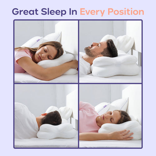 2 CloudAlign Pillows + 2 Free Cooling Pillowcases