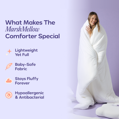 MarshMellow Comforter + 2 CloudAlign Pillows