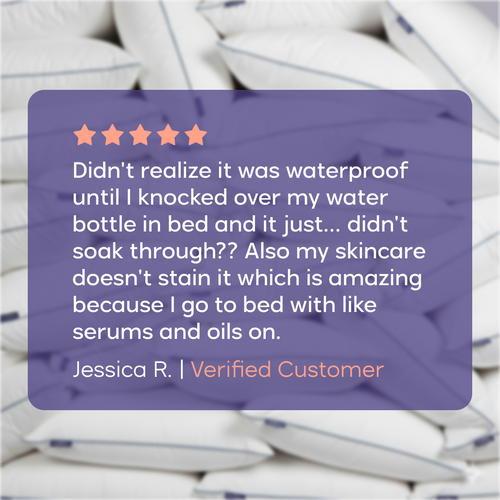 Waterproof & Stain-Resistant Hotel Pillow (2-Pack)