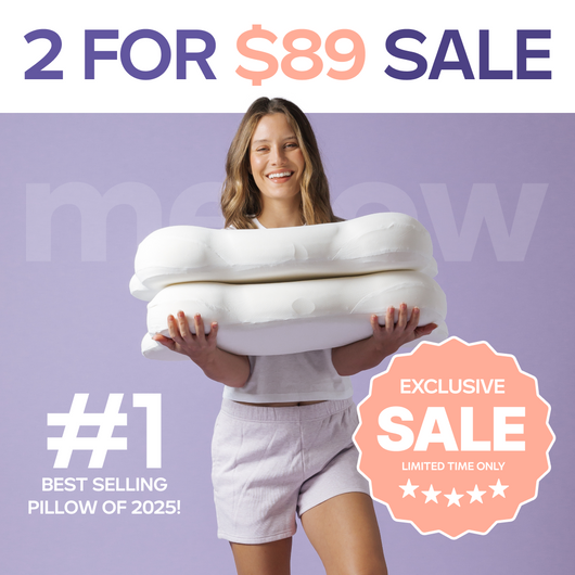 2 CloudAlign Pillows + 2 Free Cooling Pillowcases