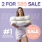2 CloudAlign Pillows + 2 Free Cooling Pillowcases